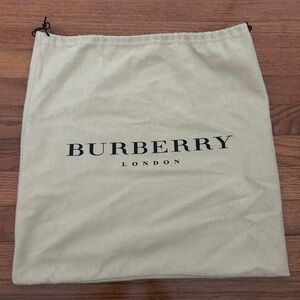 Burberry Beg Cloth drawstring dust Bag 17”x17”